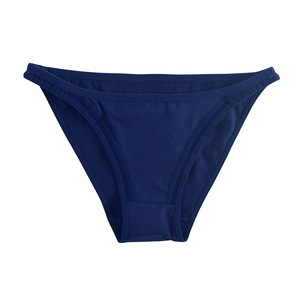 Braguitas de Bikini de Algodón al por Mayor, Cintura Baja, Color Sólido, Negro/Abricot/<span class=keywords><strong>Blanco</strong></span>/Gris/Rojo/Azul, Tallas M-L-XL, Compatible con OEM - Product Image 6