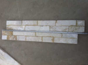 Natural White <strong>Split</strong> <strong>Face</strong> Tile Culture Stone Rustic <strong>Slate</strong> for Wall Cladding for Rusty Cement Stone Panel - Product Image 2