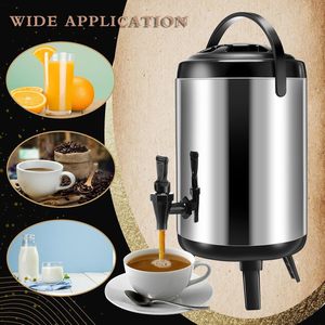 <span class=keywords><strong>Carafe</strong></span> isotherme 8L en acier inoxydable pour boissons chaudes et froides avec <span class=keywords><strong>robinet</strong></span>, idéale pour l'eau chaude, le thé et le café - Product Image 4
