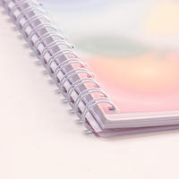 A5 PP bobina impermeable cuaderno LOGO planificador personalizado diario lindo diario útiles escolares regalos para niños promoción de ventas