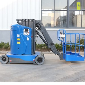 Élévateur à mât hydraulique électrique 4m 6m 8m Élévateur télescopique en alliage d'aluminium portable À vendre - Product Image 3