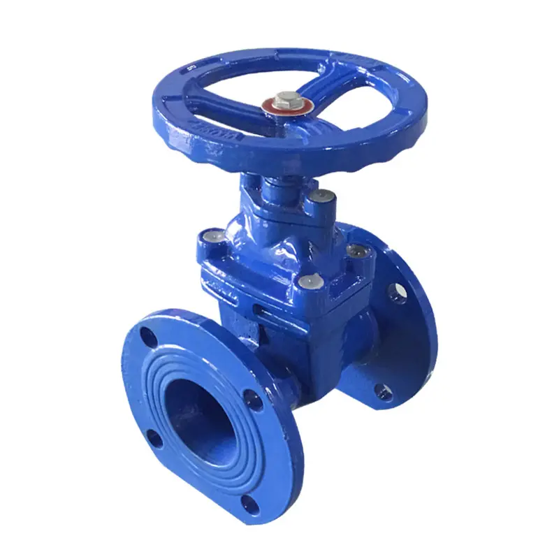 Ball milled cast iron open stem and non rising stem flange gate valves