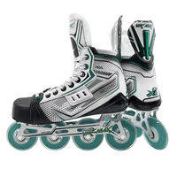 NOUVEAU Patins à Roulettes Professionnels à 4 Roues, Chaussures de Hockey en PVC Noir, Tissu en PU et Coton, Patins à Roulettes en Ligne pour Hommes