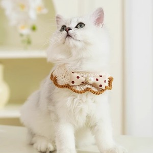 <b>Pet</b> Crochet Neck <b>Collar</b> Colorful Stars Cartoon Yarn Four Seasons For Cats And Dogs - Product Image 4