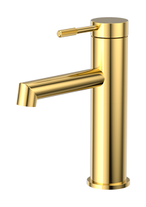 Grifo de Lavabo Monomando con Palanca de Engranaje, Moderno, en Níquel Cepillado/Gris Metálico/Dorado Champaña, Giratorio 360°, para Baño de Hotel, OEM - Product Image 3