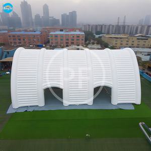 Conception 3D gratuite personnalisée Tente à cadre gonflable géante Tente gonflable Hangar gonflable Arche <span class=keywords><strong>de</strong></span> tente pour court <span class=keywords><strong>de</strong></span> tennis - Product Image 3