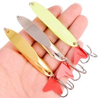 ALPHA Leurres de pêche Vib en métal de haute qualité, 10g-56g, avec paillettes à coupe oblique argentées, pour Achigan, Truite, Rivière, Lac