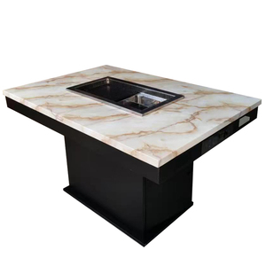 Parrilla de <span class=keywords><strong>Barbacoa</strong></span> Coreana de Hierro <span class=keywords><strong>para</strong></span> Uso Comercial, <span class=keywords><strong>para</strong></span> 3-5 Personas, con Mesa Integrada <span class=keywords><strong>para</strong></span> Hot Pot sin Humo, <span class=keywords><strong>Barbacoa</strong></span> Personal - Product Image 2