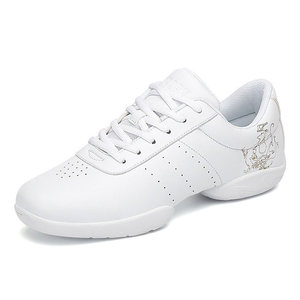<span class=keywords><strong>Scarpe</strong></span> da Cheerleading Bianche per Donne e Uomini, <span class=keywords><strong>Scarpe</strong></span> per Aerobica, <span class=keywords><strong>Ginnastica</strong></span>, Danza, Sneakers da Competizione, Traspiranti - Product Image 1
