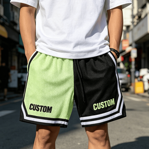 Pantalones Cortos Deportivos Transpirables con Bordado Personalizado de Diseño Nuevo para Hombre, Servicio OEM - Product Image 1