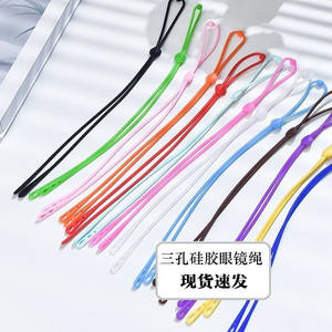 สายคล้องแว่นตาซิลิโคนแบบสามรู ปรับได้ ยืดหยุ่น สายคล้องคอแบบยูนิเซ็กซ์ สำหรับเล่นกีฬา กันลื่น ยืดหยุ่นสูง ดันหยาง ซัมเมอร์ 2025 - Product Image 5