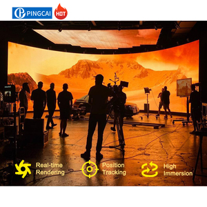 Quay phim tường 3D nhập vai màn hình cong <span class=keywords><strong>LED</strong></span> <span class=keywords><strong>Video</strong></span> tường HD <span class=keywords><strong>LED</strong></span> hiển thị 7680Hz Đen <span class=keywords><strong>Led</strong></span> vfx VR VP XR ảo sản xuất Studio - Product Image 3