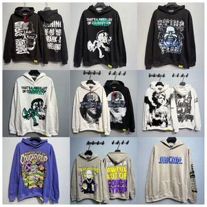 هودي جديد رائج البيع بطباعة 'تلك كمية هائلة من شراب السعال'، 100% قطن، تصميم فضفاض مع طباعة العلامة التجارية، سترة رجالية للشراب السعال - Product Image 2