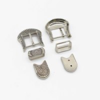 Boucle de ceinture western pour femmes avec logo Boucle en laiton 20mm