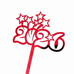 ของตกแต่งหน้าเค้กอะคริลิค2026น้ำผึ้งและความหวานสำหรับเทศกาลฤดูใบไม้ผลิเทศกาลปีใหม่ - Product Image 1