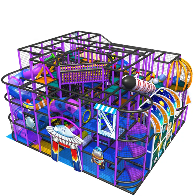 Nieuwe Aankomst Kleuterschool Kids Game Amusement Glijbaan Apparatuur Multifunctionele Indoor <span class=keywords><strong>Speeltuin</strong></span>