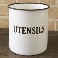 Boîte à pain en émail avec couvercle, pot de farine avec logo personnalisé imprimé de couleur blanche de 10 cm 20cm 22cm 24cm 26cm