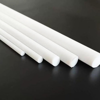 Barre ronde solide en PTFE pur, 100 % vierge, extrudée, antiadhésive, faible friction, résistante aux produits chimiques, qualité thermofusible, vente en gros