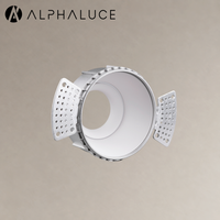 Spot LED Encastrable Rond Anti-Éblouissement en Aluminium COB 7W 12W 20W CRI90 Dimmable pour Maison et Bureau