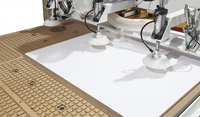 Mesin Router Cnc otomatis kualitas tinggi, untuk jalur produksi furnitur, pengganti alat otomatis, pusat pemrosesan lemari Cnc