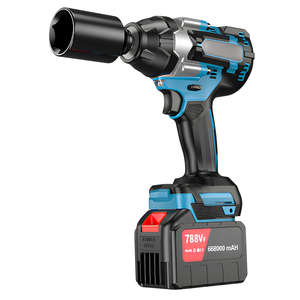 Llave eléctrica sin escobillas de alto torque, llave recargable de iones de litio, llave de impacto de alto torque para andamiantistas y automoción - Product Image 1