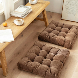 Bantal lantai Boho persegi berlapis bantal meditasi lembut untuk Yoga ruang tamu kamar tidur balkon gaya Bohemian katun dapat disesuaikan - Product Image 6