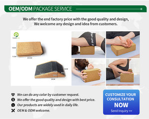 Tianlei Nhà Sản Xuất Nhà Máy Bán Buôn Tùy Chỉnh Nút Chai Gạch, Yoga Khối Gạch, Yoga Gạch Với Logo - Product Image 2