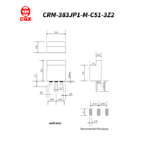 Module récepteur infrarouge IR CRM-383JP1-M-C51-3.2 anti-lumière ambiante 37,9 kHz pour télécommande TV, VTR, audio, climatiseur
