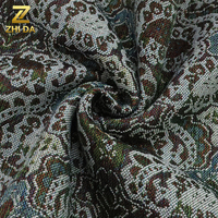 Softy – fil jacquard national abstrait teint en polyester, coton et polyester pour sacs à main, tissus décoratifs, 2023