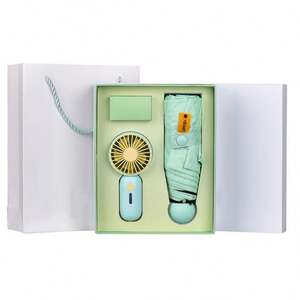 Mini Ventilador Económico, Compacto y Apto para Todas las Estaciones, con Diseño de Paraguas Colorido, Ideal para Fiestas y Regalos de Año Nuevo - Product Image 3