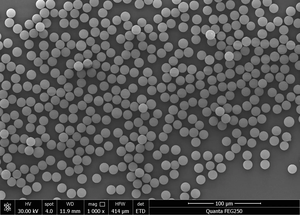 Nanoparticules de polystyrène carboxylé monodispersées à haute uniformité, norme pour l'immunoturbidimétrie hypersensible - Product Image 6
