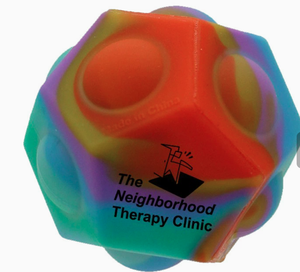 Индивидуальные антистрессовые мячи с печатью, геометрические фиджет-игрушки оптом, рекламные подарки - Product Image 4