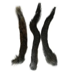 Wholesale supply fly fishing accessories real squirrel furs natural Squirrel tails for Fly Tying lure materials