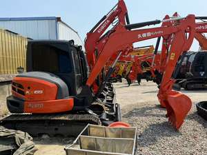 Excavadoras Kubota kx165,kx155,kx163 pequeñas de segunda mano, con capacidades de 6,5 toneladas, y 6 toneladas 5,5 toneladas, adecuadas para construcción en carretera - Product Image 4