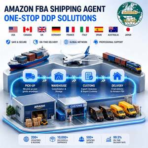 Agente de Envíos de <span class=keywords><strong>Amazon</strong></span> FBA en China, Soluciones DDP Integrales para EE. UU., Canadá, Reino Unido, Alemania, Francia, Italia, España, Australia, Japón, Transporte Marítimo, Aéreo y Ferroviario - Product Image 1