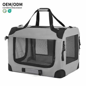 Oxford seyahat <span class=keywords><strong>Pet</strong></span> yumuşak sandık açık araba evcil hayvan çantası katlanır köpek kutusu güvenli arka evcil hayvan kafesi büyük uzay - Product Image 3