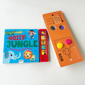 Livres sonores personnalisés sur le thème des animaux pour enfants, livre audio <span class=keywords><strong>de</strong></span> lettres <span class=keywords><strong>de</strong></span> l'alphabet et <span class=keywords><strong>de</strong></span> comptes en vers pour bébés et enfants - Product Image 4