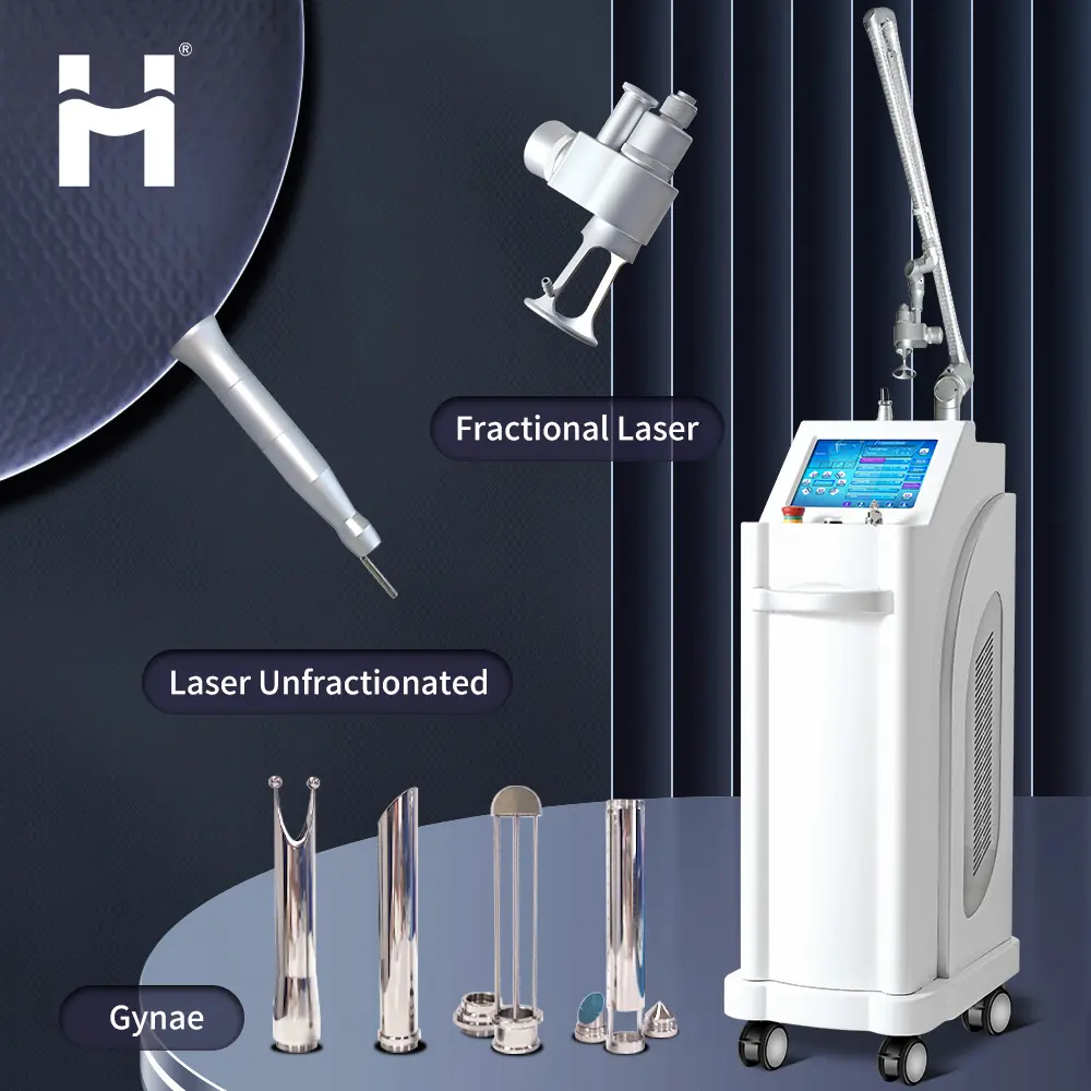 Fractionele Co2 Laser Skin Resurfacing Machine Co2 Laser Fractionele Machine Glazen Buis Laser Schoonheid Apparatuur Voor Het Verwijderen Van Littekens