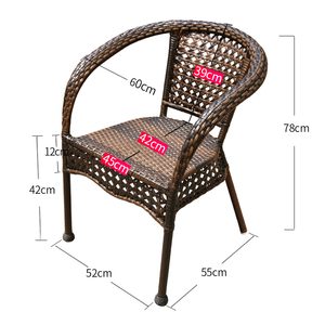 Juego de Comedor de Patio Más Vendido con <span class=keywords><strong>Mesa</strong></span> <span class=keywords><strong>y</strong></span> <span class=keywords><strong>Sillas</strong></span> de Ratán para <span class=keywords><strong>4</strong></span> Personas, Muebles de Ocio para <span class=keywords><strong>Exterior</strong></span>, Restaurante <span class=keywords><strong>y</strong></span> Cafetería, Resistente a la Intemperie - Product Image 4
