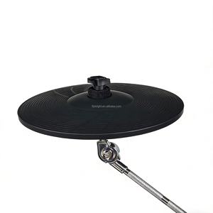 Juego de Platillos Electrónicos Profesionales Cozy Drum de 12/14/16 Pulgadas, Doble y Triple Zona, Hi-Hat, Splash, <span class=keywords><strong>Crash</strong></span>, Ride, Brillantes - Product Image 6