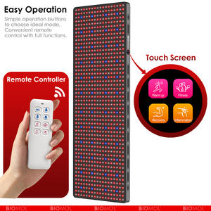 Machine <span class=keywords><strong>Pdt</strong></span> personnalisée à écran tactile 7 longueurs d'onde dispositif <span class=keywords><strong>LED</strong></span> complet 900X5W panneau de thérapie par la lumière rouge avec support pour athlètes - Product Image 5