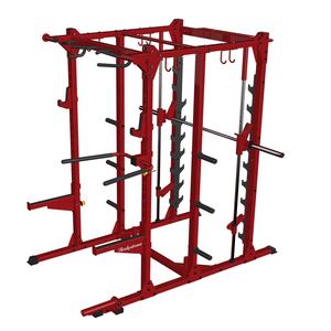 Rack <span class=keywords><strong>de</strong></span> Potencia Comercial con Polea <span class=keywords><strong>de</strong></span> Tracción y <span class=keywords><strong>Estación</strong></span> <span class=keywords><strong>de</strong></span> Dips, Rack Medio Multifunción para Entrenamiento <span class=keywords><strong>de</strong></span> Fuerza, Equipo <span class=keywords><strong>de</strong></span> Gimnasio - Product Image 1