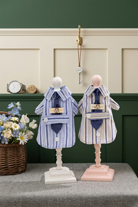 JiaBei Printemps-Été Chemise à cravate pour petit chien de type gentleman, vêtements pour chien à deux pattes, vêtements pour animaux de compagnie, vente en gros - Product Image 5