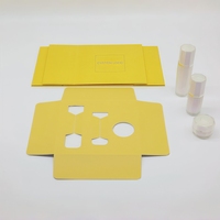 Boîte d'emballage de maquillage biodégradable, coffret cadeau cosmétique de luxe durable, boîte de beauté sans plastique, recyclable, avec inserts