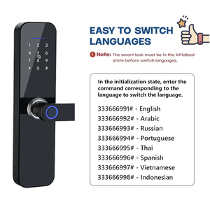 Elock Es233f Smart Home Tuya Wifi App/Ttlock App Anti-Diefstal Deur Smart Lock Smart Keyless Deurslot - Product Image 2
