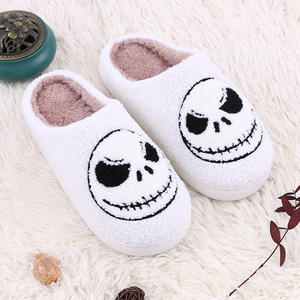 Premium TPR Sole Women's <b>Halloween</b> for <b>Slippers</b> New Design with Closed Toe Plush Lining for Autumn Winter Reasonable Price - Product Image 1