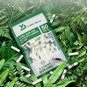 Filtres à <span class=keywords><strong>tabac</strong></span> en charbon actif de coque de coco naturel, logo personnalisable et emballage personnalisable 5.3/6/7/8mm - Product Image 4
