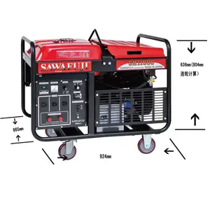 Sawafuji Eenfasige Benzinegenerator 8.5kva Sh11000ha