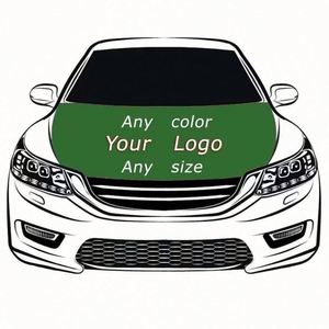 Custom Logo National Day Hood <b>Flag</b> Banner Promotional <b>Flags</b> & Banners on the Front Windshield of the Car - Product Image 3