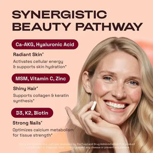 Cápsulas de Ácido Hialurónico y Biotina para Piel, Cabello y Uñas, Fabricante OEM de Suplementos para Piel, Cabello y Uñas - Product Image 4